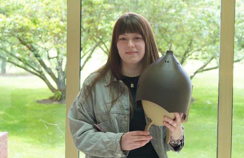 Una graduada en Diseño crea un refugio para los murciélagos pamploneses