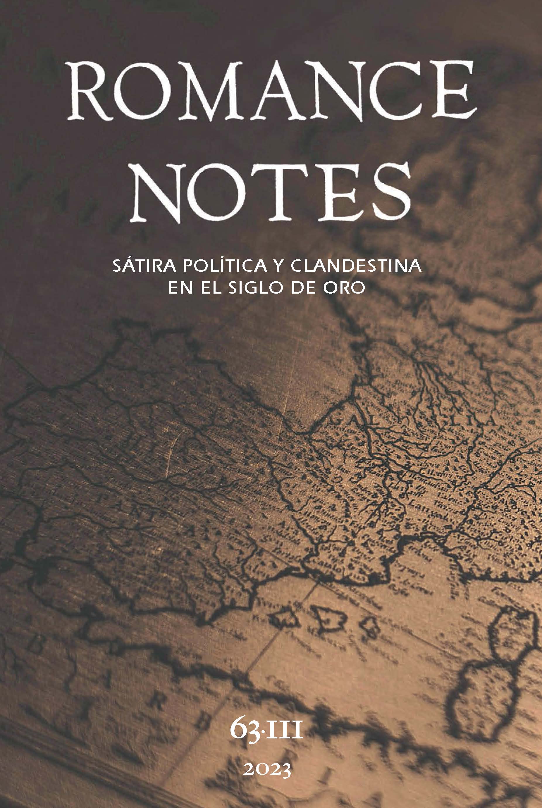 Sátira política y clandestina en el Siglo de Oro