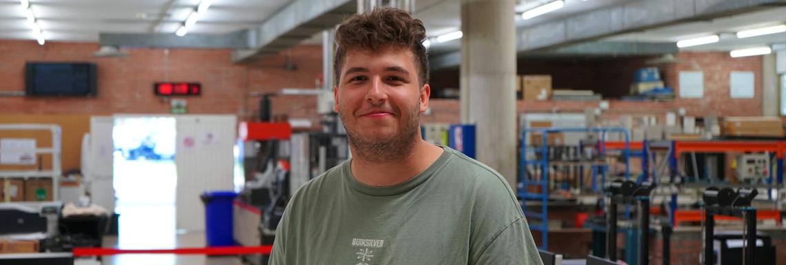 Víctor Debeuré, estudiante de Máster en Ingeniería Industrial en Francia, realiza sus prácticas en la Escuela de Arquitectura