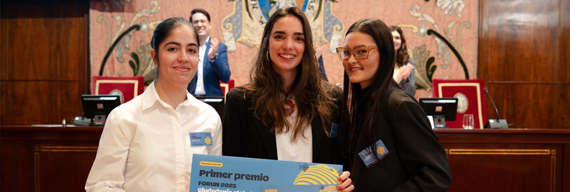 Estudiantes de 3º del Grado en Arquitectura, premiadas en el congreso FORUN