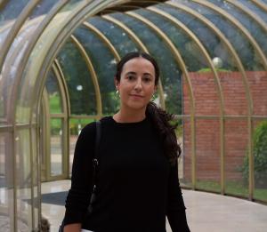 La antigua alumna y arquitecta Almudena Lacruz visita la Escuela de Arquitectura