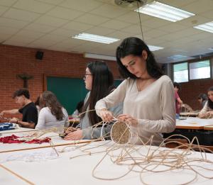 Photo Gallery: Workshop with Idoia Cuesta and students of 1st Degree in design 