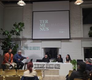 Students from the School's master's programs attend the event 'TERMINUS. Beyond Criticism' event in Madrid