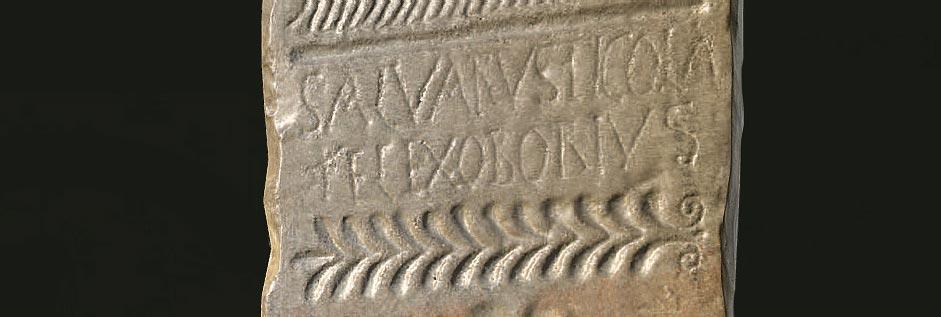 Christian stele of Rusticola (4th century A.D.)